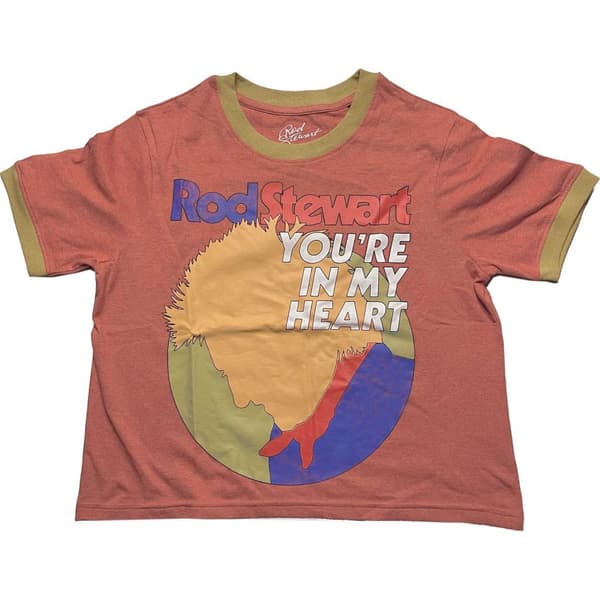 Rod Stewart Ladies Crop Top: In My Heart (Small)
