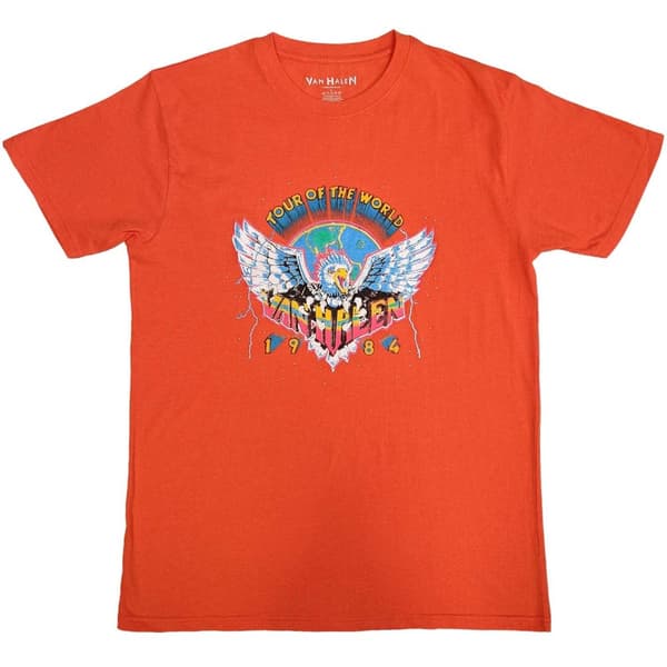 Van Halen Unisex T-Shirt: Eagle '84 (Eco-Friendly) (Large)