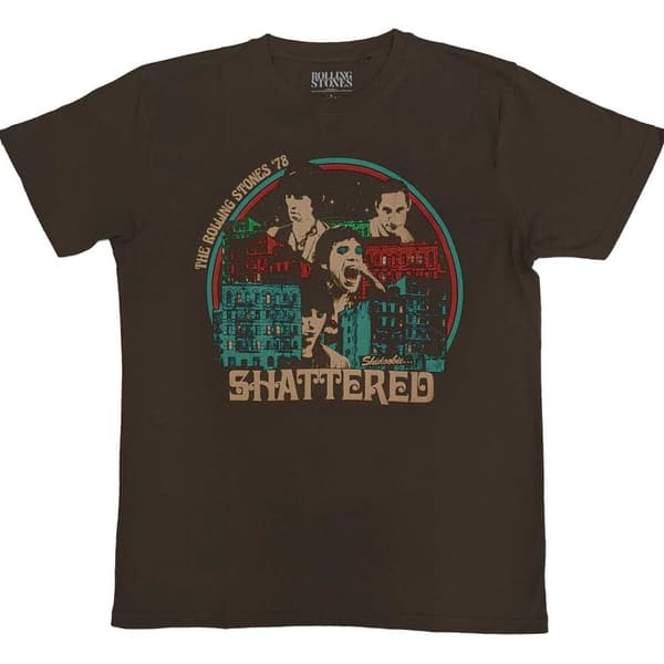The Rolling Stones Unisex T-Shirt: Some Girls Shattered (Medium)