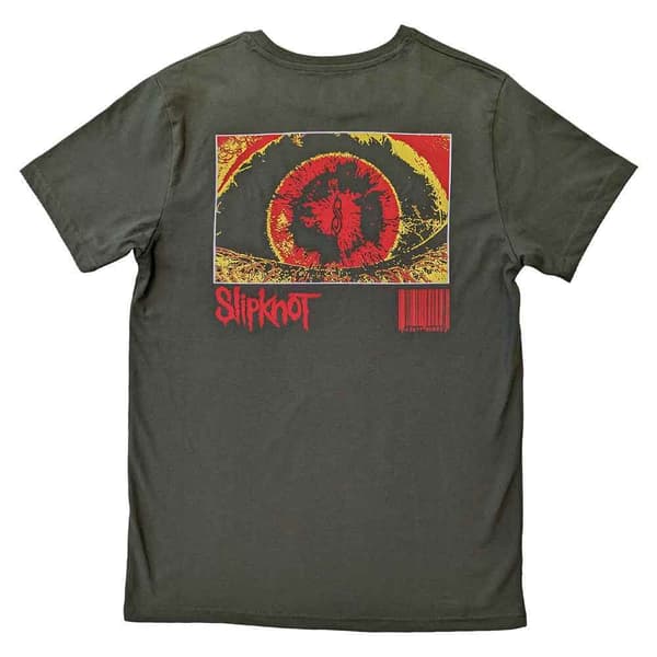 Slipknot T Shirt Zombie Band Logo Official Unisex Green