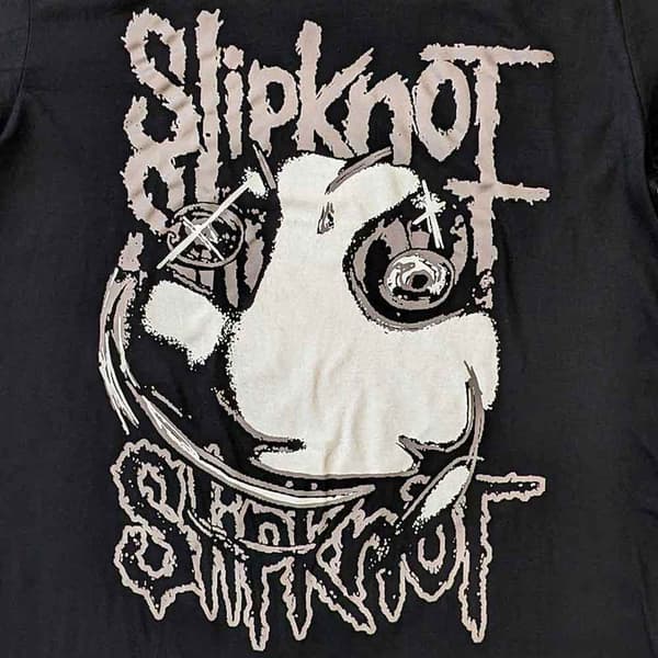 Slipknot T Shirt Maggot Band Logo Official Unisex Black