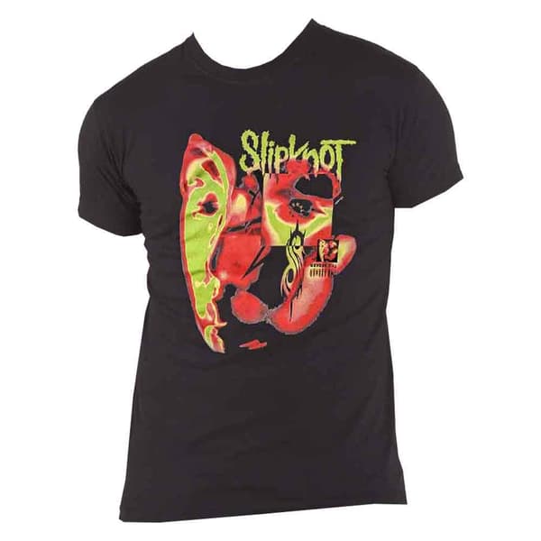 Slipknot T Shirt Alien Band Logo Official Unisex Black