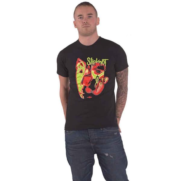 Slipknot T Shirt Alien Band Logo Official Unisex Black