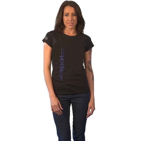 Tool T Shirt All Seeing Tour 2022 Band Logo Official Womens Skinny Fit Black Black S