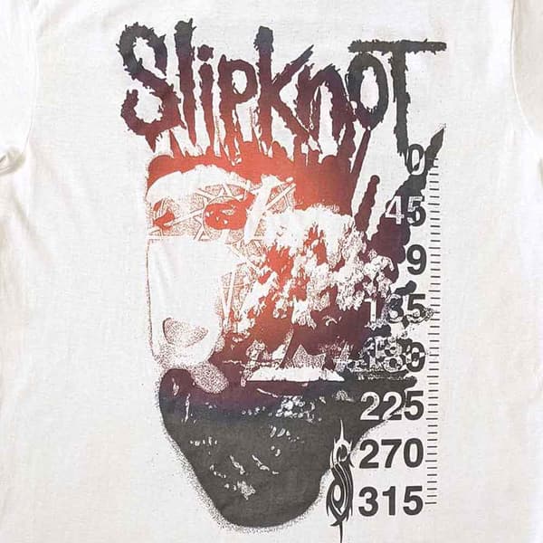Slipknot T Shirt The End Band Logo Official Unisex White