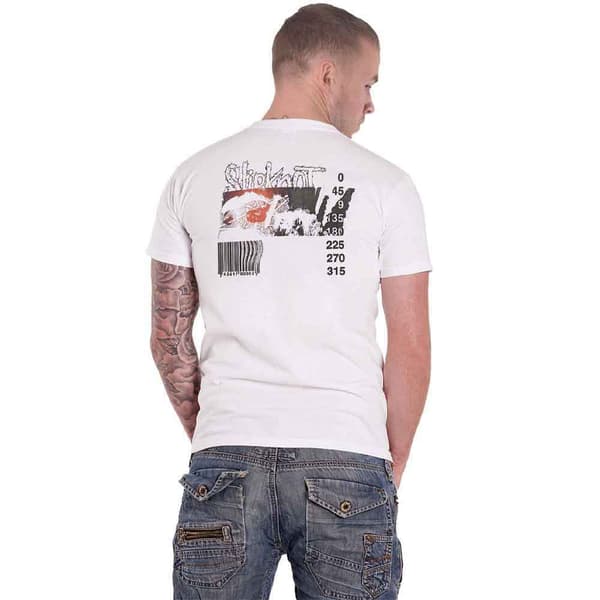 Slipknot T Shirt The End Band Logo Official Unisex White
