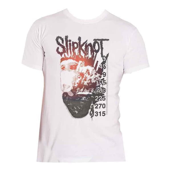 Slipknot T Shirt The End Band Logo Official Unisex White