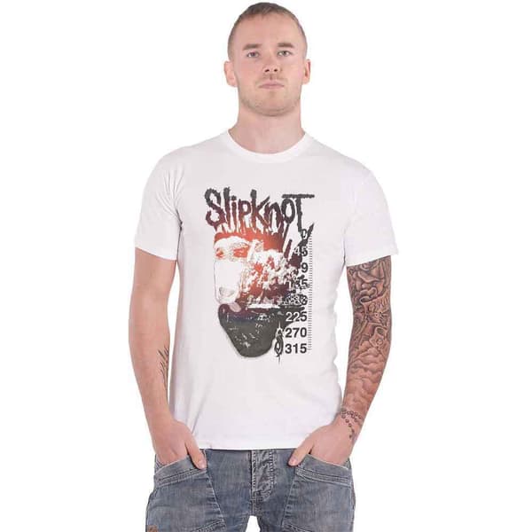 Slipknot T Shirt The End Band Logo Official Unisex White