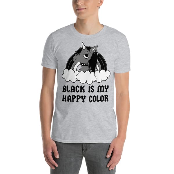 Black Is My Happy Color T-shirt