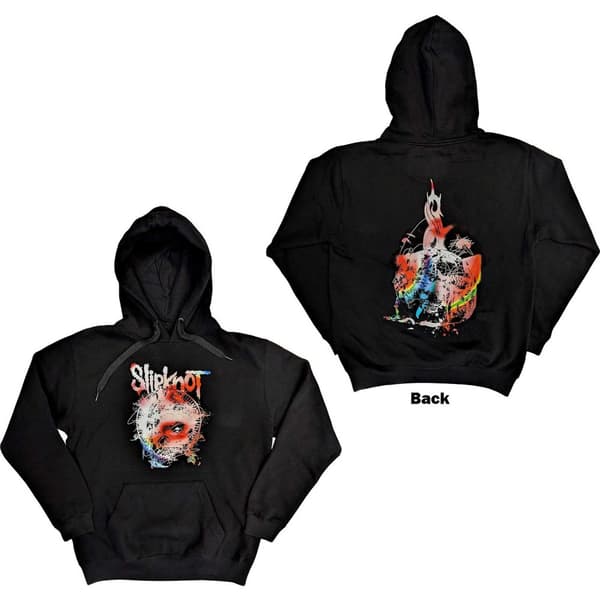 Slipknot Unisex Pullover Hoodie: Death (Back Print) (Small)