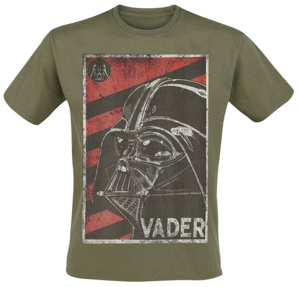 Star Wars - Vader Propaganda Khaki T-shirt S