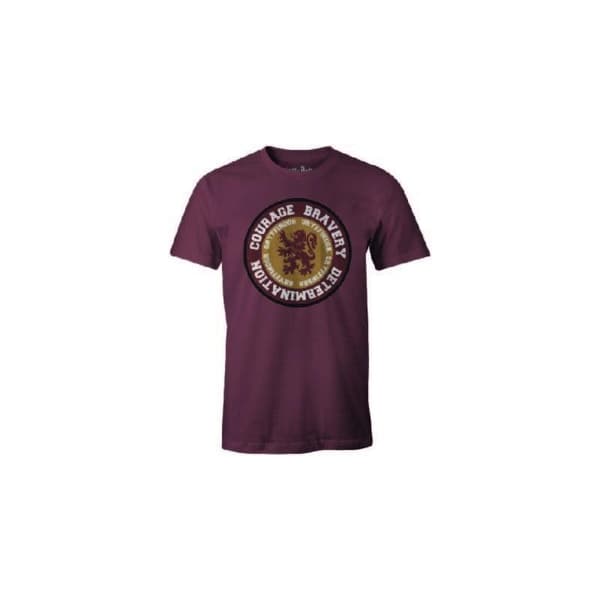 Harry Potter - Gryffindor - Mod Tapperhet Beslutsamhet T-shirt L