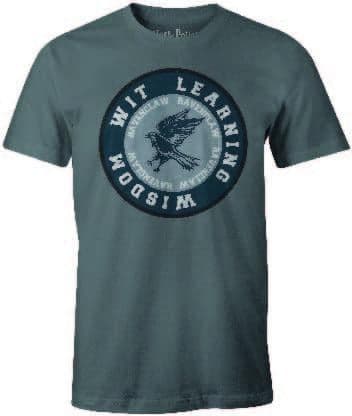 Harry Potter - Wit Learning Wisdom Ravenclaw Blå T-shirt L