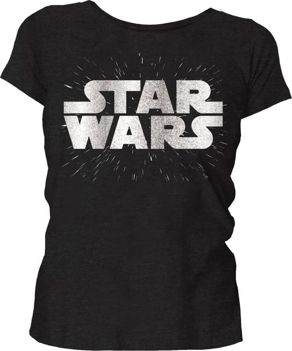 Star Wars - Silver Logo - T-shirt för kvinnor - Svart XL