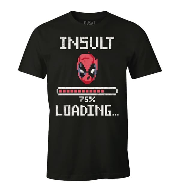 Marvel - Deadpool Insult Loading Svart T-shirt S