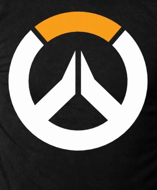 Overwatch - Svart t-shirt med ikon - XL