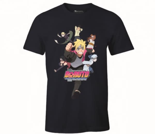 Boruto och hans vänner - Logo T-shirt Svart - M