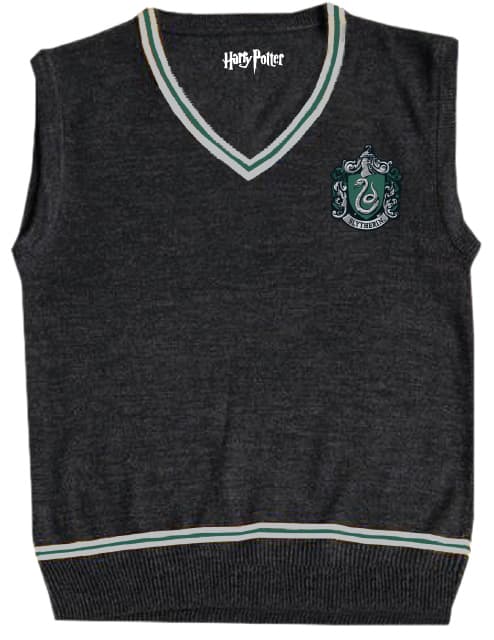 Harry Potter - Slytherin Svart ärmlös tröja för män - XS