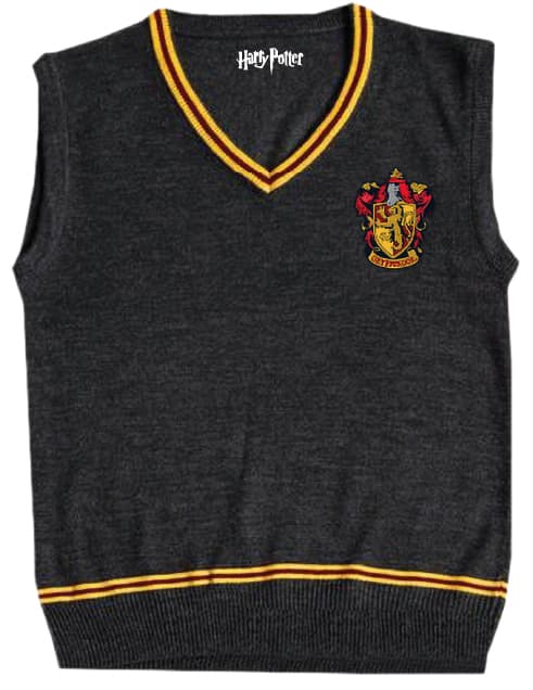 Harry Potter - Gryffindor - Grå ärmlös tröja för män - XS