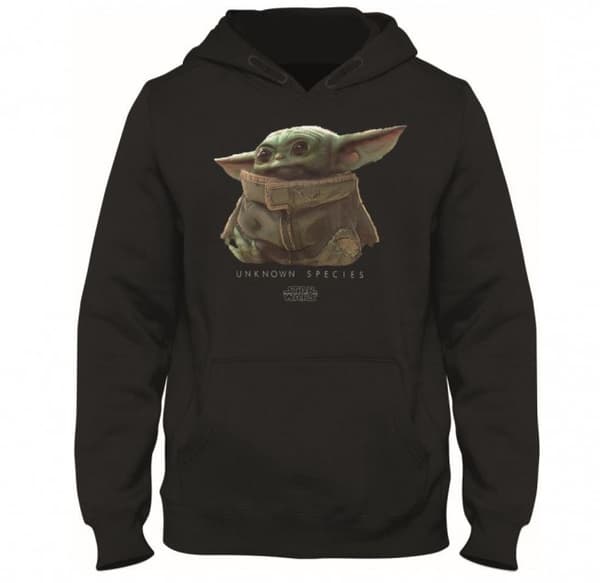 Star Wars The Mandalorian - Barnet Okänd art svart sweatshirt - 12 år