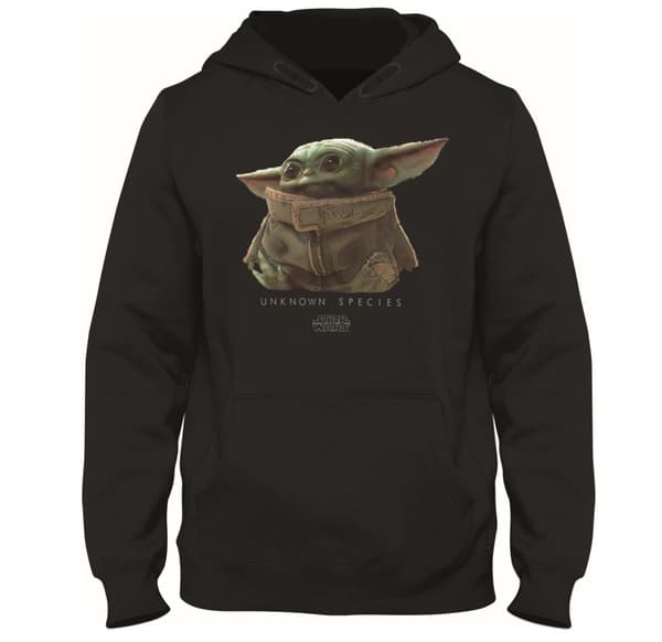 Star Wars The Mandalorian - Barnet Okänd art svart sweatshirt - 12 år