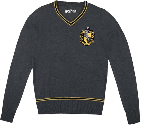 Harry Potter - Hufflepuff Antracitfärgad tröja för män - S