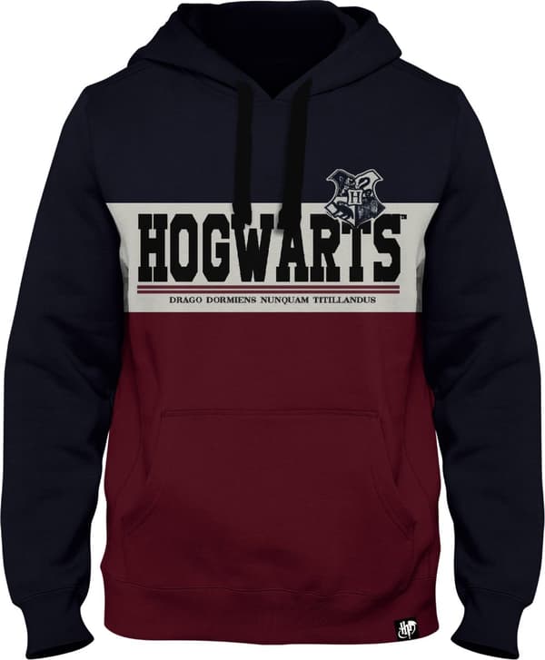 Harry Potter - Bordeaux Hogwarts Motto Sweatshirt för män - M