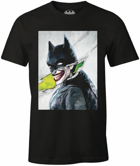 DC Comics - Batman - Svart t-shirt för herrar - Jokern som Batman - M