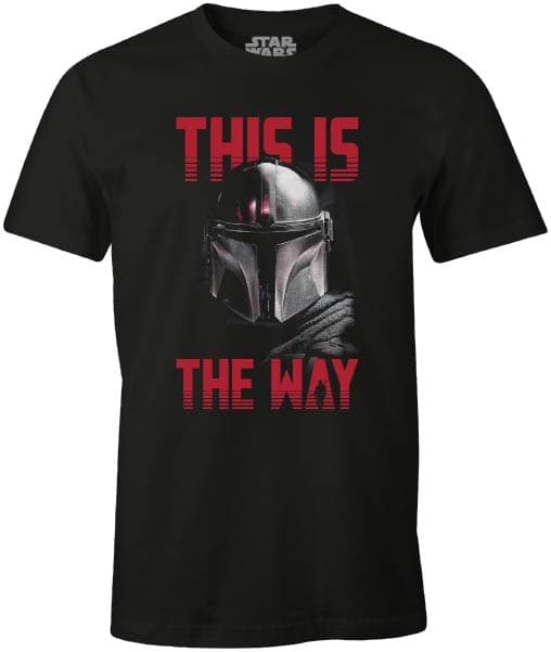 Star Wars - Svart T-shirt för herrar - This is the way - M