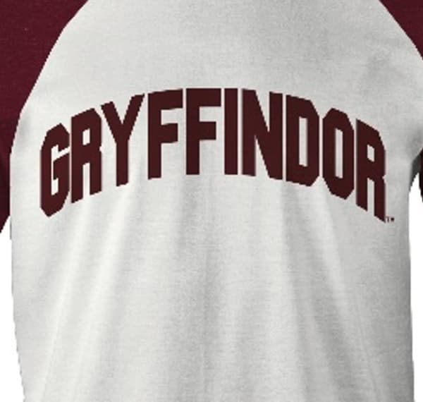 Harry Potter - Vit och röd Gryffindor T-shirt - XL