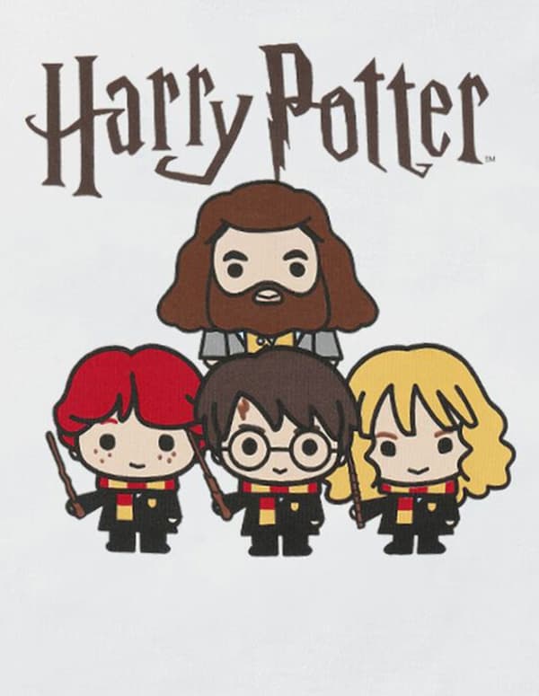 Harry Potter - Vit T-shirt Harry och hans vänner - Flicka 12 år