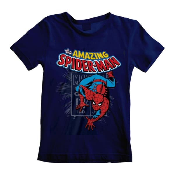 Marvel - The Amazing Spider-Man T-shirt för barn - Navy - 12-13 år