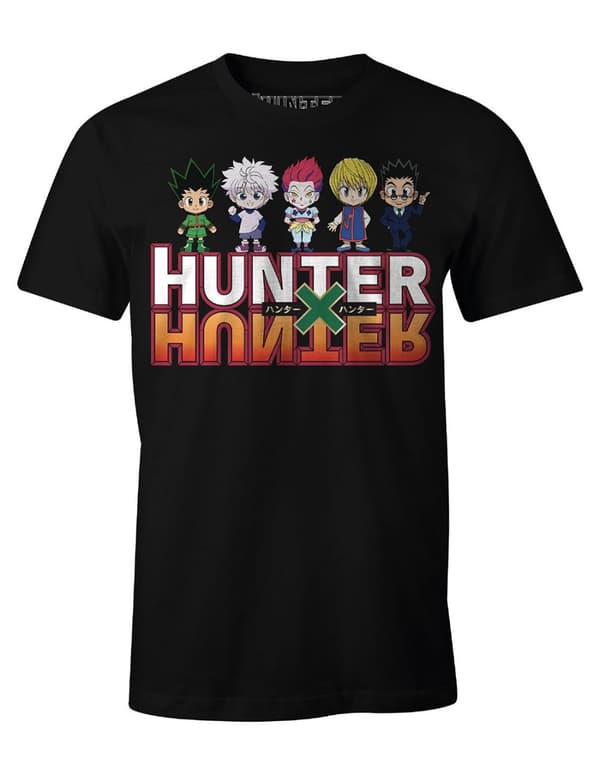 Hunter X Hunter - Svart T-shirt med Hunter-team - L