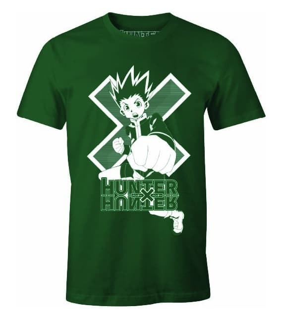 Hunter X Hunter - Grön Gon X monokrom T-shirt - XL