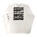Miniatyrbild 2 av 4: Nirvana T Shirt Incesticide Band Logo Official Unisex White Long Sleeve