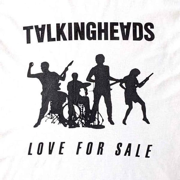Talking Heads T Shirt Love For Sale Official Unisex White