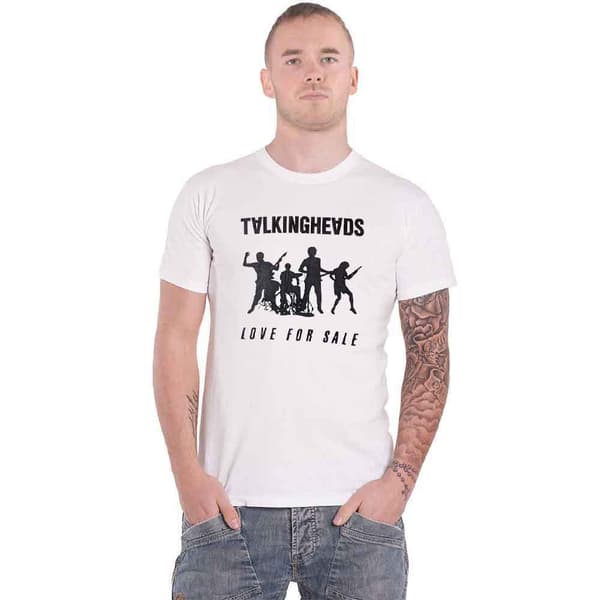 Talking Heads T Shirt Love For Sale Official Unisex White