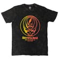 Miniatyrbild 3 av 4: Grateful Dead T Shirt Concentric Skulls Official Unisex Dye Wash Black