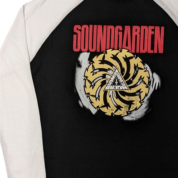 Soundgarden T Shirt Tour 2017 Official Unisex Black Raglan Long Sleeve