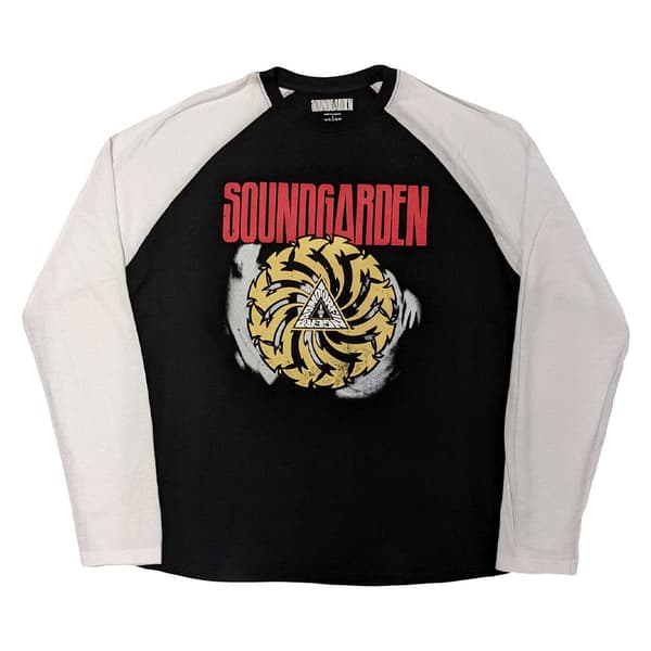 Soundgarden T Shirt Tour 2017 Official Unisex Black Raglan Long Sleeve