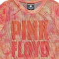 Miniatyrbild 2 av 4: Pink Floyd Mesh Crop Top T Shirt Stacked Band Logo Official Womens Pink