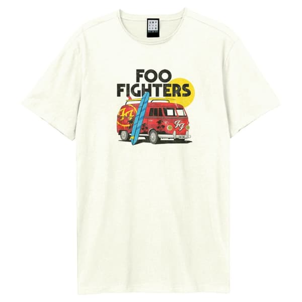 Foo Fighters: Eagle Tattoo Amplified Vintage White X Large T Shirt