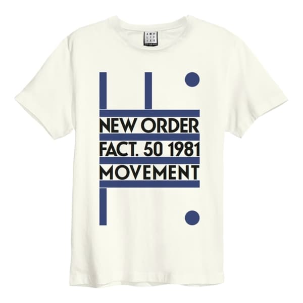 New Order: Movement Amplified X Large Vintage White T Shirt