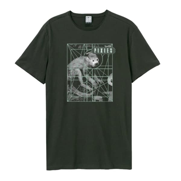 Pixies: Dolittle Amplified Small Vintage Charcoal T Shirt
