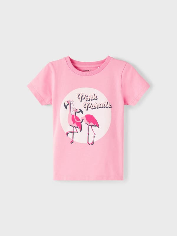 Name it Mini Rosa Flamingo T-shirt, Storlek 92