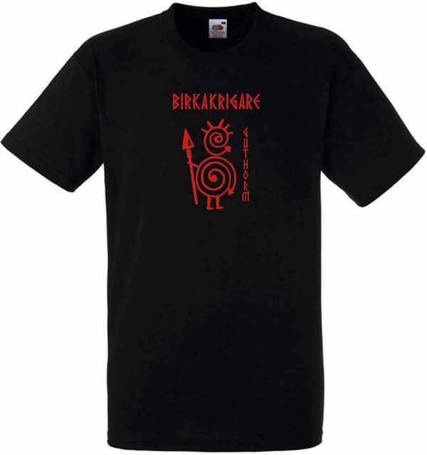 T-shirt: Birka Warriors - Guthorm - Viking Art Collection (Large)