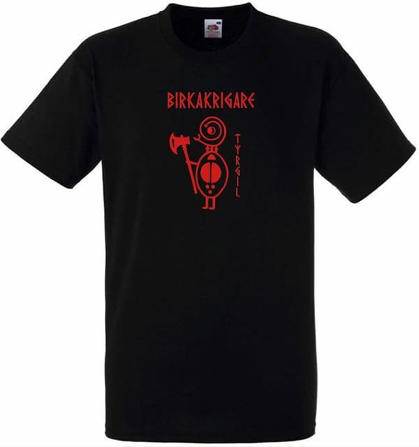 T-shirt: Birka Warriors - Tyrgil - Viking Art Collection (Medium)
