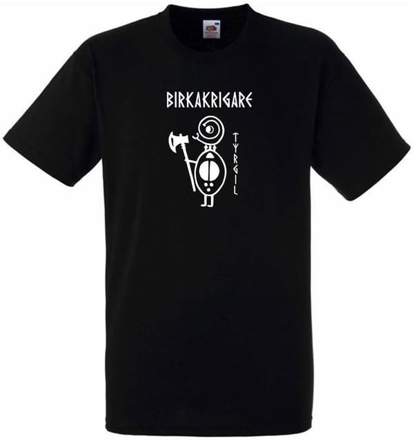 T-shirt: Birka Warriors - Tyrgil - Viking Art Collection (Small)