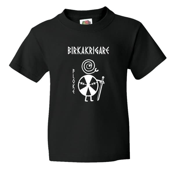 Barn t-shirt: Birkakrigare - Floke - Viking Art Kollektion (12-13 år)