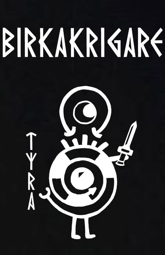 Barn t-shirt: Birkakrigare - Tyra - Viking Art Kollektion (9-11 år)